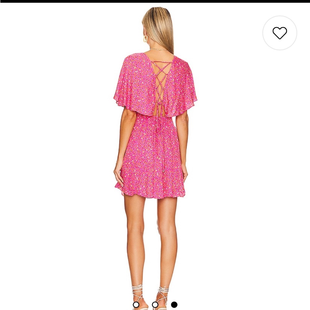 NWT free people Florence mini dress// Pink// Free People// medium - Picture 3 of 7
